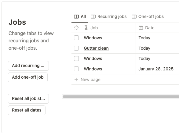 Track your jobs